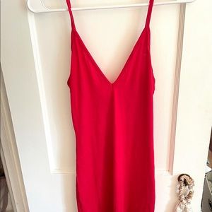 Pretty Little Thing red mini dress